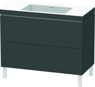 Duravit Duravit - Lavabo Para Muebles L-cube C-bonded Con Base Sobre El