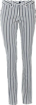 Tory Burch striped trousers - White