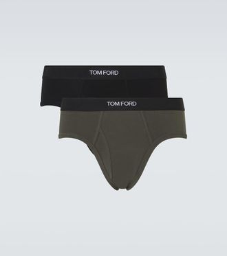 Tom Ford Set of 2 cotton-blend briefs