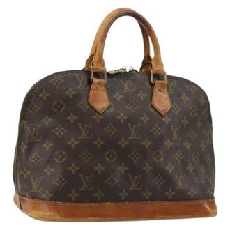Louis Vuitton Pre-owned Handbags, female, Brown, Size: ONE SIZE Pre-owned Vintage Monogram Hand Bag