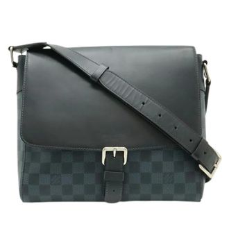 Louis Vuitton Pre-owned Cross Body Bags, female, Blue, Size: ONE SIZE Pre-owned Damier Cobalt Messenger Bag