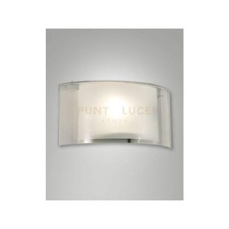 Fabas Luce Alide applique trasparente in vetro 1 luce attacco E27 IP20