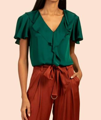 Trina Turk Larisa Top In Bayberry