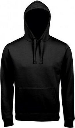 SOLS Unisex Volwassenen Spencer Hooded Sweatshirt (Zwart)
