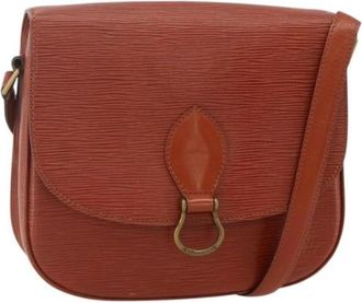 Louis Vuitton Pre-owned Vintage Shoulder Bag - Dames - Vintage Schoudertas - Bruin - ONE Size - Leer - Vintage