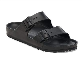 Birkenstock Womens Arizona Essentials Eva Sandal In Black