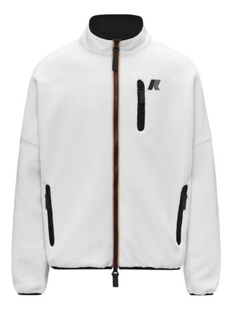 K-Way Giacca con zip - Bianco