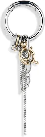 Justine Clenquet Pam Keychain in Palladium at Nordstrom