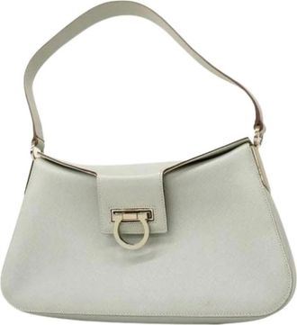 Ferragamo Pre-owned Shoulder Bags, female, Blue, Size: ONE SIZE Pre-owned Shoulder Bag