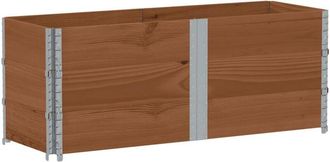 vidaXL Garden Planter Brown 150x50 cm Solid Wood Pine vidaXL
