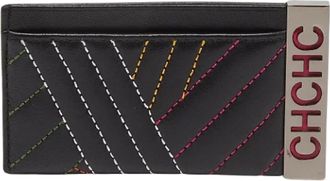 Carolina Herrera Tweedehands leren portemonnees - Dames - Vintage Accessoires - Zwart - ONE Size - Vintage