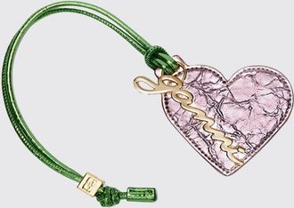 Ganni Portachiavi in pelle sintetica a forma di cuore