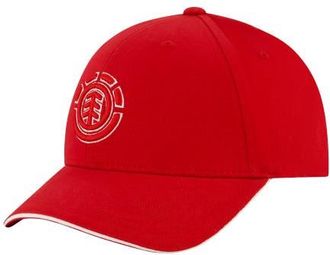Element Stretch Fit 6-Panel Cap with Curved Visor in Red at Nordstrom