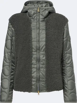 Bogner Bibi teddy-trimmed quilted ski jacket