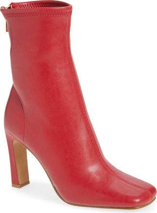 Steve Madden Khelan Square Toe Bootie in Red at Nordstrom Rack, Size 7.5