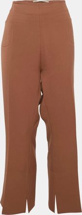 Roland Mouret Brown Crepe Trousers