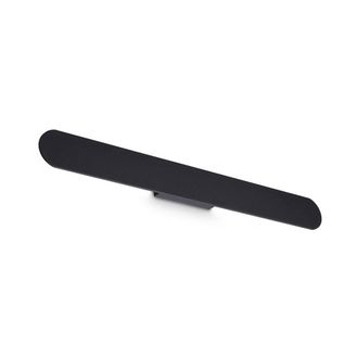 Netlighting Zig Zag Oval Integrated LED Wall Lamp Black 3100lm 3000K