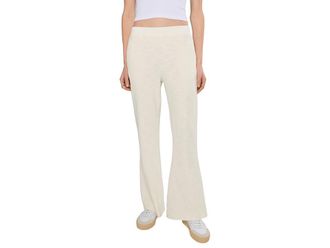 Mod-o-doc Long Pull On Pants Womens Casual Pants Cloud White : MD, Cotton/Polyester/Spandex