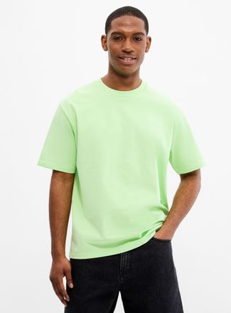 Lindbergh Mens Thick jersey loose T-shirt