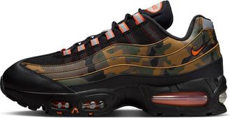 Nike Mens Air Max 95 Og Qs Sneakers In Black/safety Orange