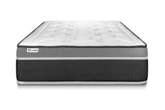 VITALIT Vitalit - Colch&oacute;n Blanco Con Muelles Ensacados Y Espuma Viscoel&aacute;stica 105 X 190
