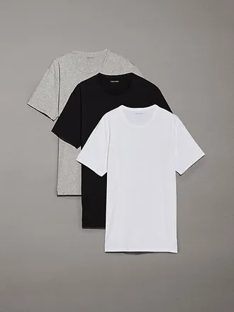 Calvin Klein 3 Pack Slim T-Shirts - Cotton Stretch Blend