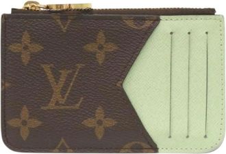 Louis Vuitton Pre-owned Wallets, female, Multicolor, Size: ONE SIZE Pre-owned Canvas wallets