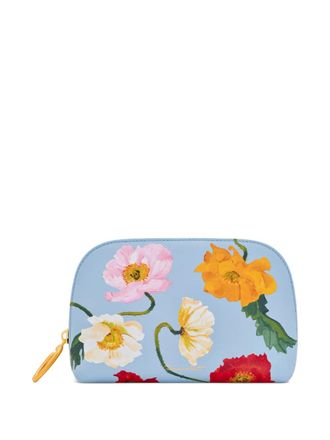 Oscar De La Renta Trousse make up con stampa - Blu