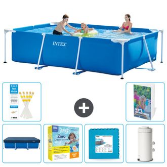 Intex Piscina Con Estructura Rectangular - 300x200x75 Cm - 7-piezas S102