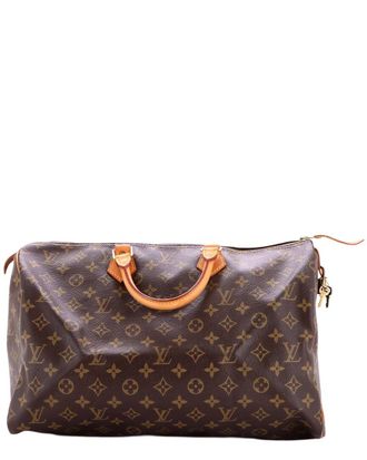 Louis Vuitton Brown Monogram Canvas Speedy 40 (Authentic Pre-Loved)