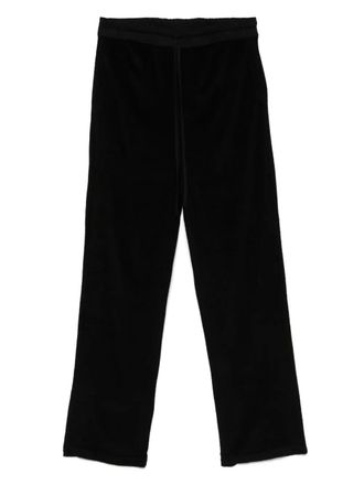 Frei-Mut Moa track pants - men - Polyester/Linen/Flax - L - Black