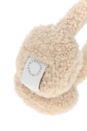 Stella McCartney EARMUFFS Shearling Earmuffs - Beige