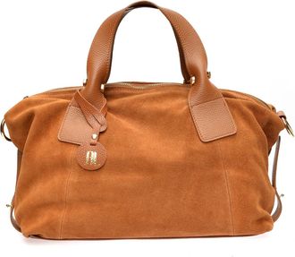 Anna Luchini Bruine Leren Tas