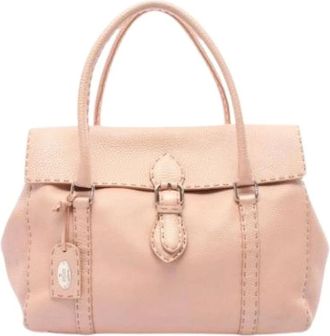 Fendi Pre-owned Handbags, female, Pink, Size: ONE SIZE Pre-owned Vintage Handbag