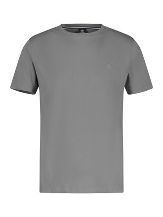 Lerros T-Shirt LERROS Basic T-Shirt in Grossen Gr&ouml;ssen, Herren, Gr. 5XL, silber (platinum grau), 100% Baumwolle, Rundhals, Shirts T-Shirt