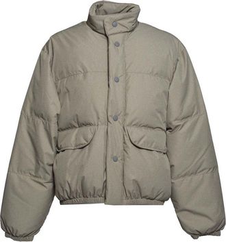 Our Legacy Beige Nylon Inhale Puffer Jacket