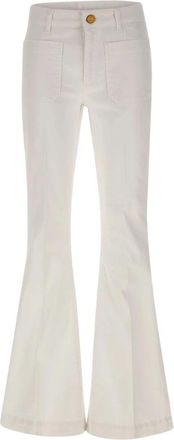 Seafarer Delphine Flare Jeans - Dames - Flared Jeans - Wit - W29 - Katoen - Jeans
