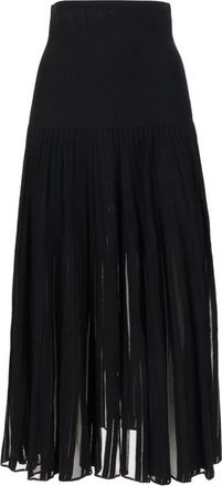 Alaia Midi Skirts - Dames - Midirokken - Zwart - M - Rokken