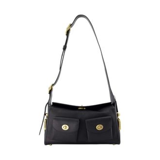 Coach Bolso Turnlock Haversack - Bags - Mujer - Negro - ONE SIZE