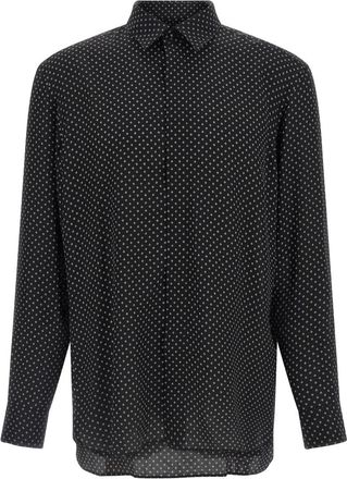 Tom Ford Black Regular Printed Shirt