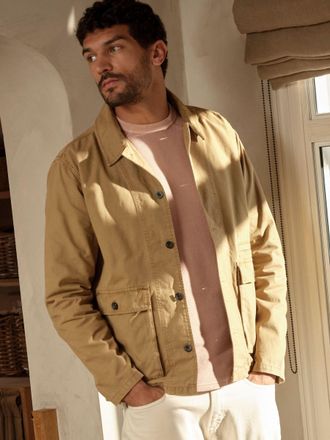 Fat Face FatFace Stone Garment Dye Worker 100% Cotton Jacket