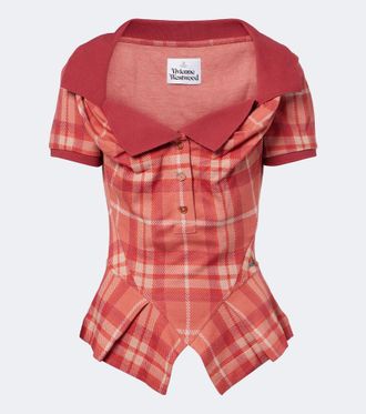 Vivienne Westwood Monday tartan cotton top