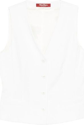 Max Mara V-Neck Button Vest