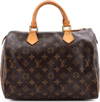 Louis Vuitton Brown Monogram Canvas Speedy 30 (Authentic Pre-Loved)