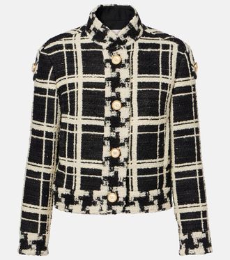 Valentino Mossi wool-blend tweed jacket