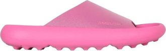 AMBUSH Gepolsterte Ledersandalen - Dames - Sandalen - Roze - 35 EU - Leer - Schoenen
