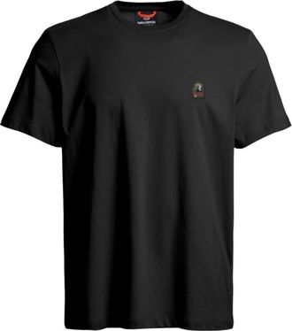 Parajumpers T-Shirts, male, Black, Size: XL Patch T-Shirt