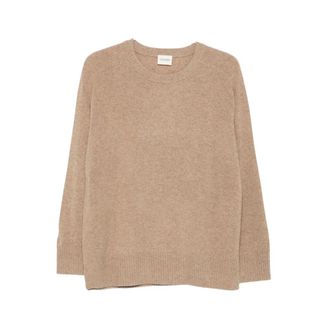 Closed Trui met ronde hals - Dames - Ronde hals truien - Beige - S - Truien & Vesten