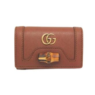 Gucci Pre-owned Accessories, female, Brown, Size: ONE SIZE Pre-owned Diana 658636 Keycase