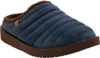 Revitalign Valley Faux Fur Lined Slipper in Marine Blue at Nordstrom, Size 12